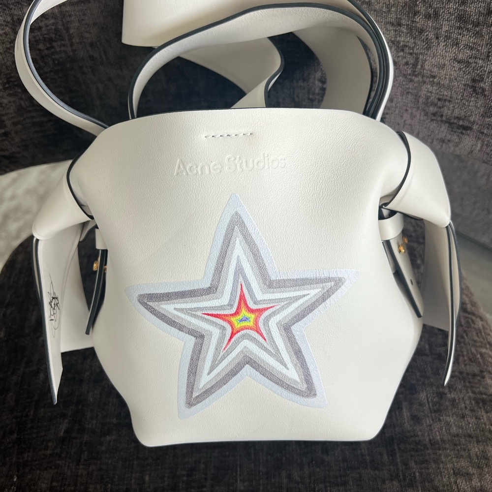 Acne Off-White Star-Embellished Women's Bag